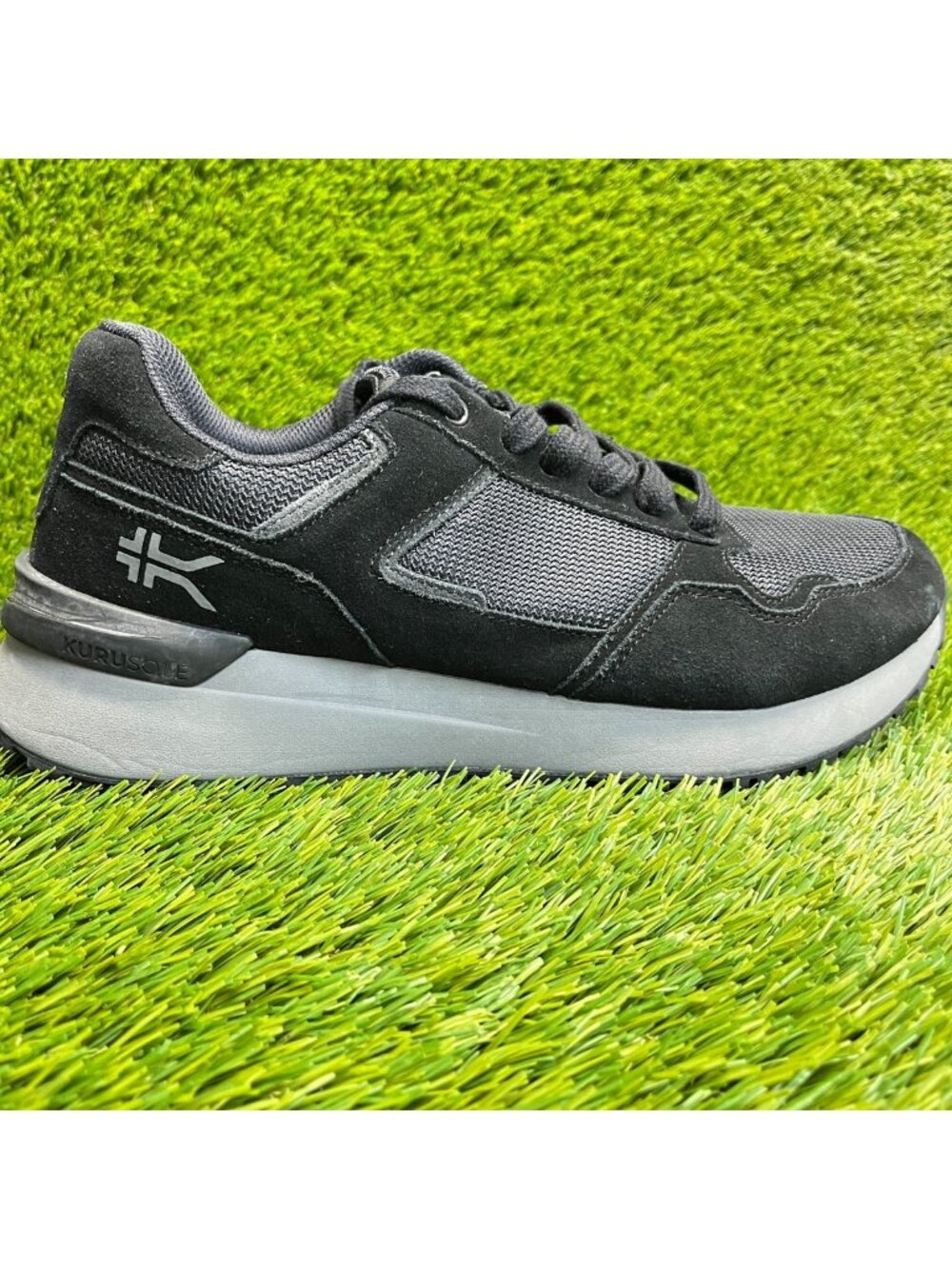 Kuru Apogee Retro Mens Size 10.5 Black Athletic Running Walking Shoes Sneakers